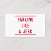 駐車違反 コーリングカード (正面)