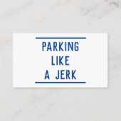 駐車違反 コーリングカード (正面)