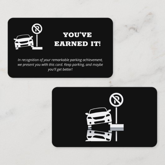 駐車違反 名刺 (正面/裏面)