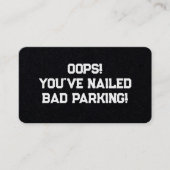 駐車違反 名刺 (正面)