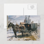 駐車馬と乳母車 ポストカード (正面/裏面)
