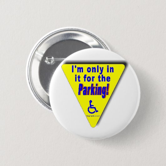 駐車 缶バッジ (正面&裏面)