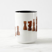 駒が付いているマグ マグカップ (中央)