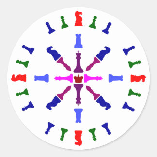 駒のデザイン ラウンドシール