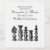 駒のヴィンテージの芸術 ワインラベル (シングルラベル)