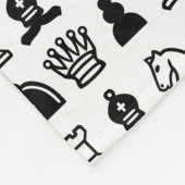 駒パターン フリースブランケット (角)