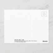 駒形河岸、駒形盛土、川瀬蓮井、ウッドカット ポストカード (裏面)