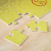 駒形盛土河瀬蓮井日本の筆 ジグソーパズル (側面)