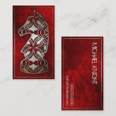 駒-赤い騎士 名刺 (正面/裏面)