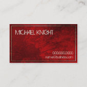 駒-赤い騎士 名刺 (裏面)