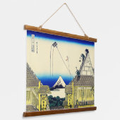 駿河北斎浮世絵店日本の店 吊り下げ型タペストリー (傾斜あり)