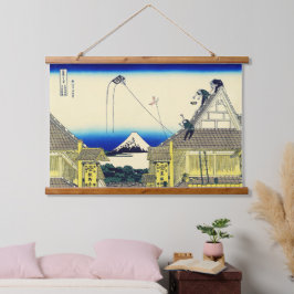 駿河北斎浮世絵店日本の店 吊り下げ型タペストリー