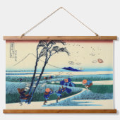 駿河国江尻　葛飾北斎　1832 吊り下げ型タペストリー (正面)