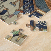 駿河通り駿河町1856歌川広重 ジグソーパズル (側面)