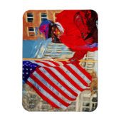 騎乗の旗手 マグネット (縦)