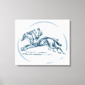 騎乗馬 キャンバスプリント (正面)