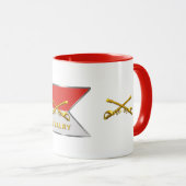 騎兵がセーバーズグイドンを横切る マグカップ (正面右)