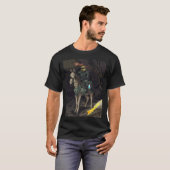 騎兵と宇宙船。 Tシャツ (正面フル)