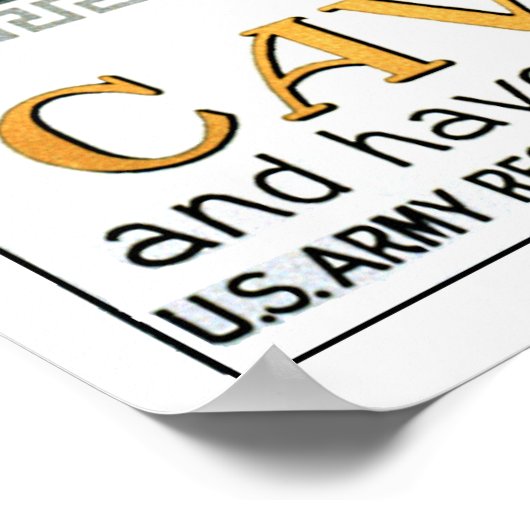 騎兵に加わる ポスター (角)