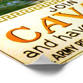 騎兵に参加 – 軍馬 ポスター (角)