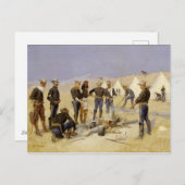 騎兵キャンプでクリスマスビーフを焙煎 シーズンポストカード (正面/裏面)