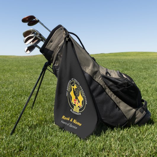 騎兵ゴルフタオル – 黒クラシック色 ゴルフタオル (グリーン)