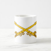 騎兵隊によって交差させるサーベル コーヒーマグカップ (中央)