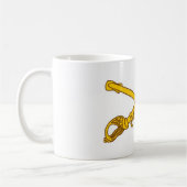 騎兵隊によって交差させるサーベル コーヒーマグカップ (左)