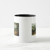 騎兵隊のコラムは森林道で待伏せしました マグカップ (中央)