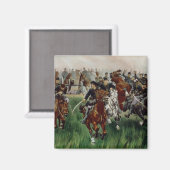 騎兵隊， 1895 マグネット (正面/裏面)