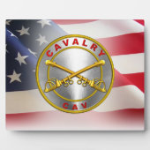 騎兵「CAVトルーパー」退役軍人 フォトプラーク (正面)