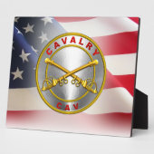 騎兵「CAVトルーパー」退役軍人 フォトプラーク (側面)