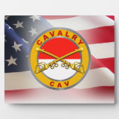 騎兵「CAVトルーパー」退役軍人 フォトプラーク (正面)