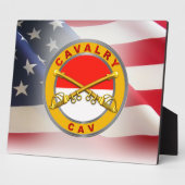 騎兵「CAVトルーパー」退役軍人 フォトプラーク (側面)