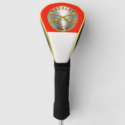 騎兵CAV ゴルフヘッドカバー (正面)