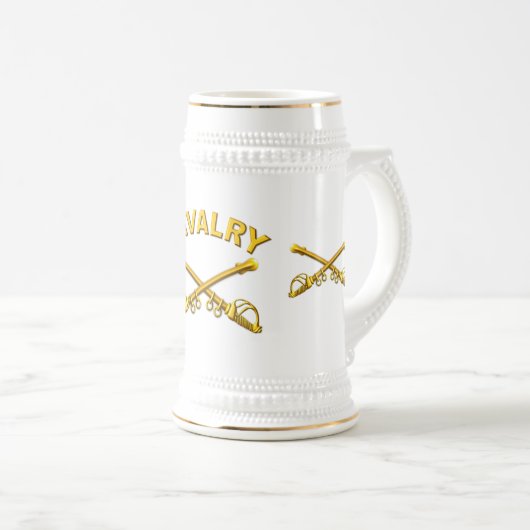 騎兵CAV ビールジョッキ (正面右)