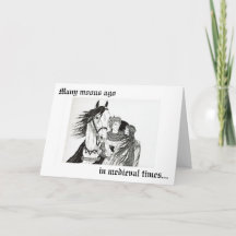 騎士が乙女を口説くカード