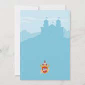 騎士とドラゴンの絵本 男の子の誕生日 招待状 (裏面)