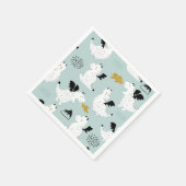 騎士とドラゴン お誕生日パーティー| Fairytale スタンダードカクテルナプキン (角)