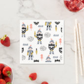 騎士とドラゴン お誕生日パーティー| Fairytale スタンダードカクテルナプキン (インサイチュ)