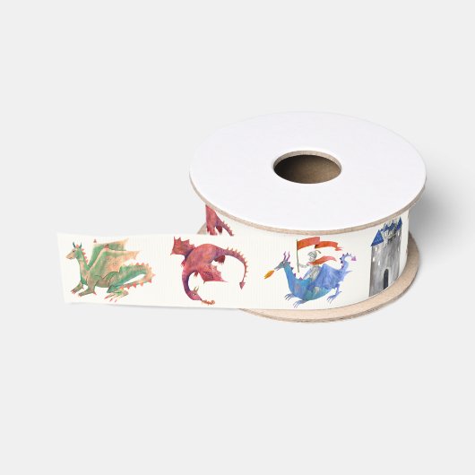 騎士とドラゴン グログランリボン (リール)