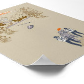 騎士とドラゴン ポスター (角)