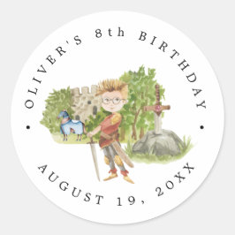 騎士とドラゴン | ロイヤル・メディエバル・バースデー ラウンドシール