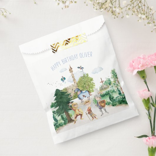 騎士とドラゴン |中世王室の誕生日 フェイバーバッグ (封をした状態)