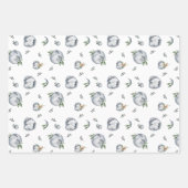 騎士とドラゴン |中世王室の誕生日 ラッピングペーパーシート (正面2)