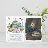 騎士とドラゴン |中世王室の誕生日 招待状 (スタンド正面)