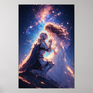 騎士とプリンセスファンタジーポスター ポスター