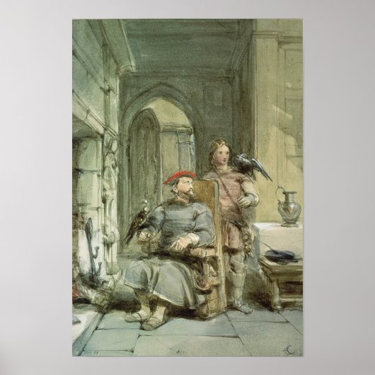 騎士とページ ポスター (正面)