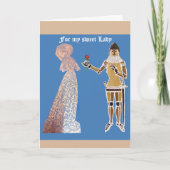 騎士とレディーロマンスのバラ シーズンカード (正面)