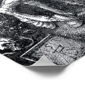 騎士と死と悪魔 – アルブレヒト・デュラー ポスター (角)